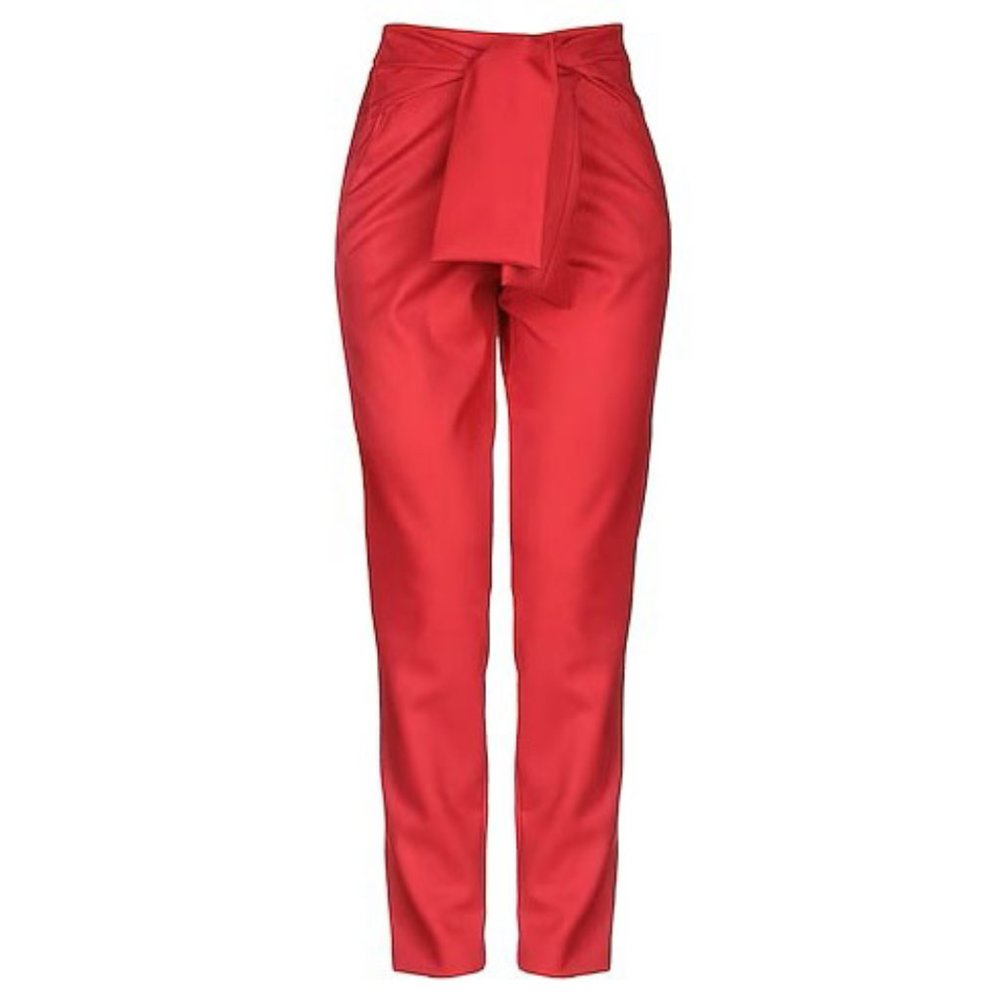 ATOS LOMBARDINI Red Pants with bow